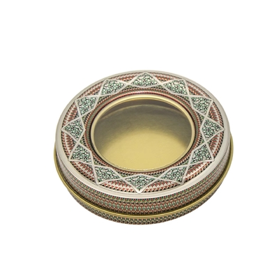 boîte à épice du safran 50ml autour d'étain de Tin Jar Tin Aluminum Tea de bougie