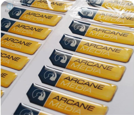 Autocollant époxyde universel imprimant le logo d'insignes