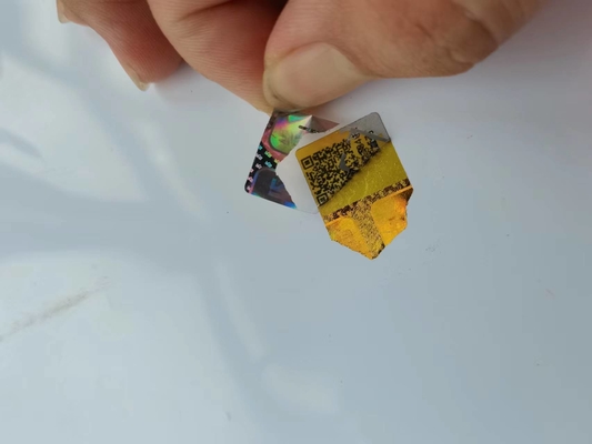 Étiquetage de film autocollant anti-contrefaçon holographique étanche