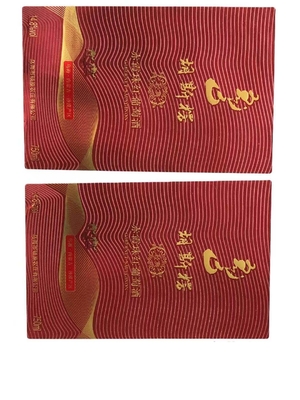 Labels personnalisés de bouteille de whiskey imprimant les autocollants de relief privés de joint d'aluminium