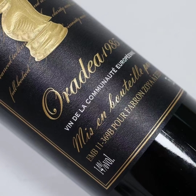 Labels faits sur commande de bouteille de vin de félicitations de mariage pour l'obtention du diplôme ISO9001
