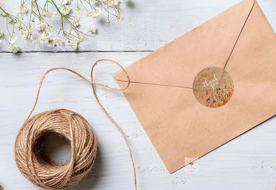 Le calibre vous remercient de soutenir mes autocollants de petite entreprise marquent la coutume mignonne