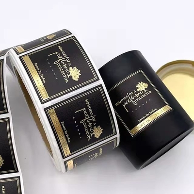 Autocollants d'affaires de brillant à lèvres de produits alimentaires de luxe d'impression d'étiquettes cosmétiques de beauté sur mesure
