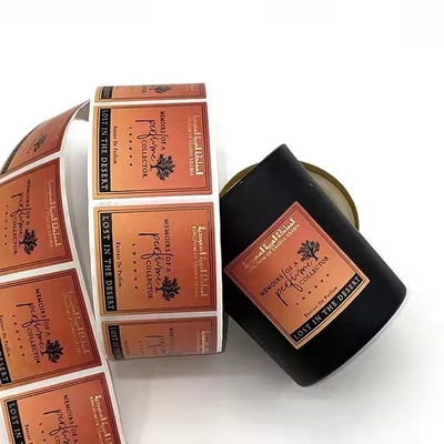 Label cosmétique de soin personnel imprimant l'adhésif d'autocollant de bouteille d'aseptisant extérieur