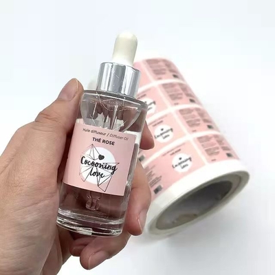 Label cosmétique de soin personnel imprimant l'adhésif d'autocollant de bouteille d'aseptisant extérieur