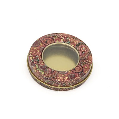 4 onces 8 série de Tin Candle Containers Jars 70x20mm en métal d'once