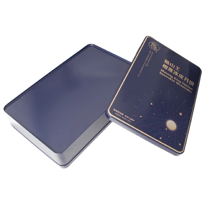 La coutume de luxe de boîte à thé de Tin Box Packaging Gift Square de chocolat en métal a imprimé