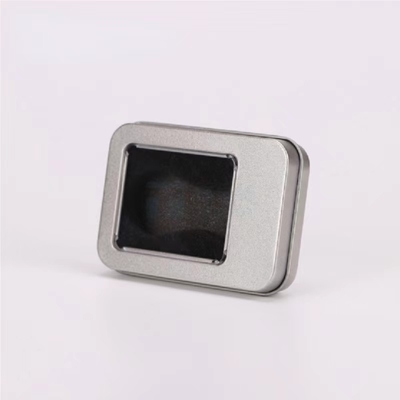 Métal carré vide de Tin Canisters Gift Box Packaging de thé pour des biscuits vides