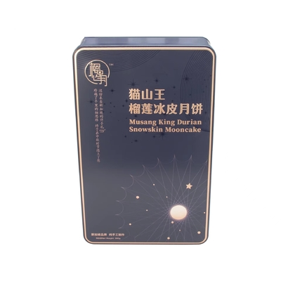Fenêtre transparente Tray Inside Book Shape d'acier inoxydable Tin Box For Tea Packaging