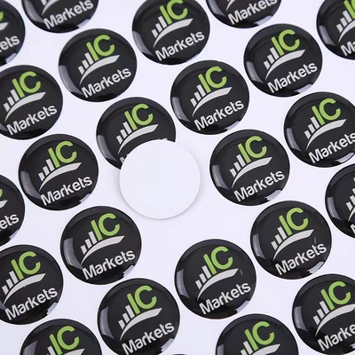 Le fabricant époxyde adhésif Die Cut Stickers de label d'ANIMAL FAMILIER a couvert d'un dôme