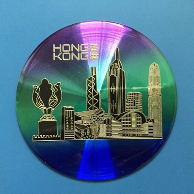labels Crystal Logo Holographic de résine époxyde d'autocollant de dôme du gel 3D