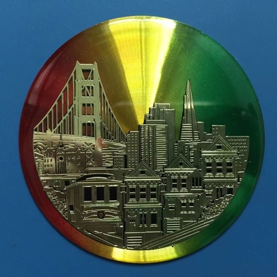 labels Crystal Logo Holographic de résine époxyde d'autocollant de dôme du gel 3D