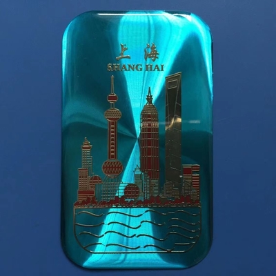 labels Crystal Logo Holographic de résine époxyde d'autocollant de dôme du gel 3D