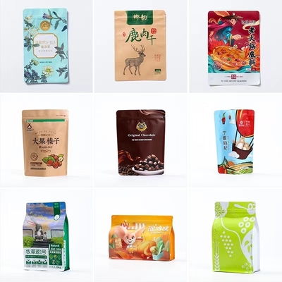 Serrure rescellable imprimée Front Jewelry clair de fermeture éclair d'emballage imprimée par coutume de sachet en plastique