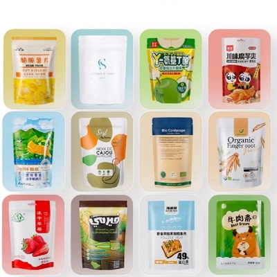 Serrure rescellable imprimée Front Jewelry clair de fermeture éclair d'emballage imprimée par coutume de sachet en plastique