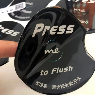 Impression époxyde faite sur commande d'autocollant pour le prix électronique multicolore