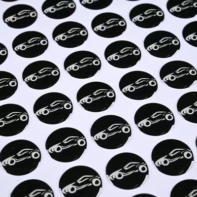 coutume adhésive forte époxyde de plaque signalétique de service d'impression d'autocollant de 30mm