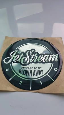 L'autocollant époxyde voûté imprimant le PVC laissent tomber la colle Logo Self Adhesive