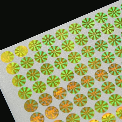 Anti technologie de contrefaçon de solutions d'anti faux de l'autocollant Kn95 d'hologramme labels de sécurité