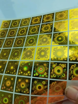 L'anti numéro de série contrefait de degré de sécurité de laser d'autocollant de Holo protègent des consommateurs entourent la coutume