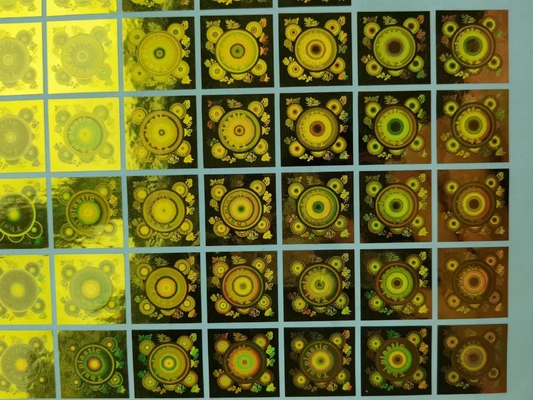 L'anti numéro de série contrefait de degré de sécurité de laser d'autocollant de Holo protègent des consommateurs entourent la coutume