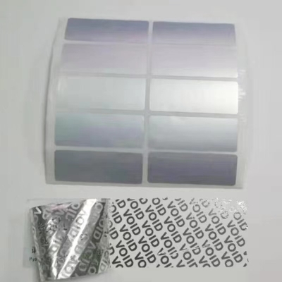 Sécurité nulle de nickel en métal d'autocollant d'hologramme de l'anti contrefaçon 3D d'OEM pour des soins de la peau
