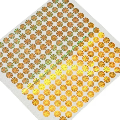 Anti vérification contrefaite de sécurité d'autocollant de label de code de Qr d'hologramme