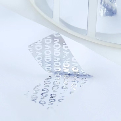 L'anti code de Qr de contrefaçon d'anti faux de l'hologramme 3D de sécurité vide adhésif de label font