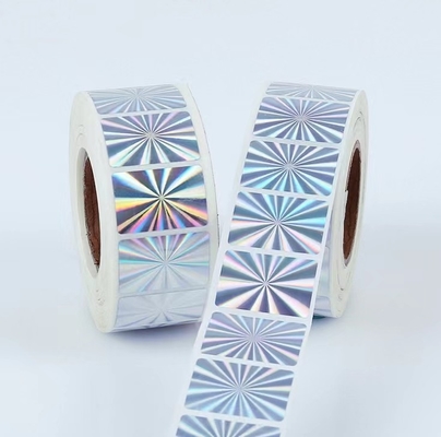 L'identification carde l'hologramme de empaquetage avec surface brillante/mate/givrée