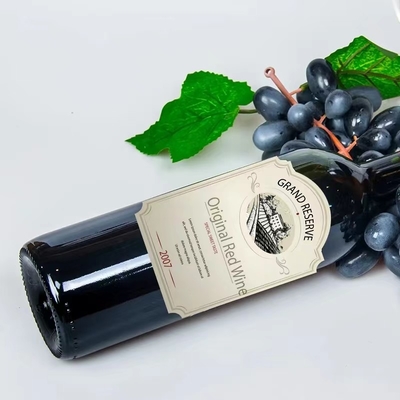Labels de bouteille d'alcool de boisson alcoolisée de CMYK, brillant/Matt Embossing Customized Wine Label