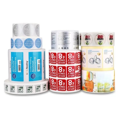 L'autocollant imprimé UV imperméable de label de Logo Cosmetic Clear Vinyl Pvc a découpé avec des matrices