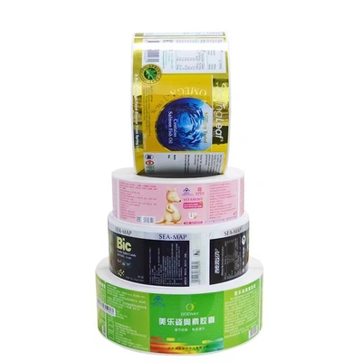 L'autocollant imprimé UV imperméable de label de Logo Cosmetic Clear Vinyl Pvc a découpé avec des matrices