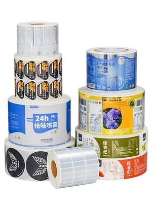 L'autocollant imprimé UV imperméable de label de Logo Cosmetic Clear Vinyl Pvc a découpé avec des matrices