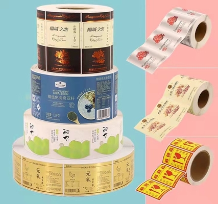 Les autocollants de impression clairs de label de bouteille de shampooing de cheveux marquent le jet d'encre de encrage rapide imperméable